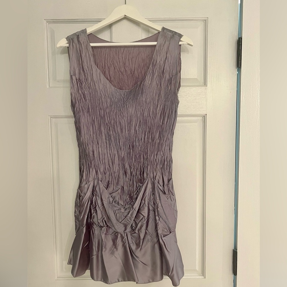 Lee Andersen - Purple Crinkled Dress, Small
